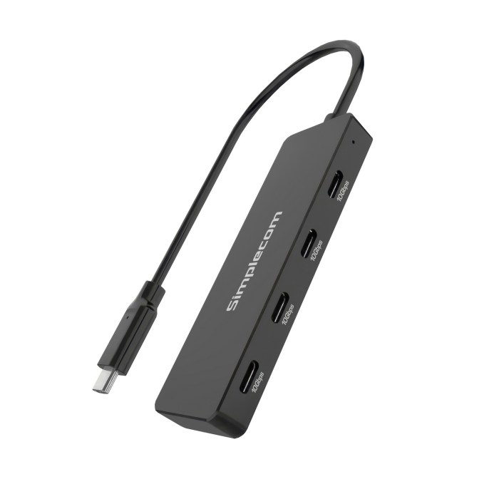 simplecom ch384 usb c to 4 port usb c data hub usb 3.2 gen 2 10gbps