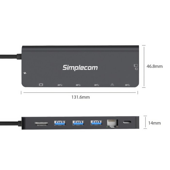 simplecom cht590 usb c superspeed 9 in 1 multiport docking station hdmi 2.0 simplecom cht590 usb c superspeed 9 in 1 multiport docking station hdmi 2.0