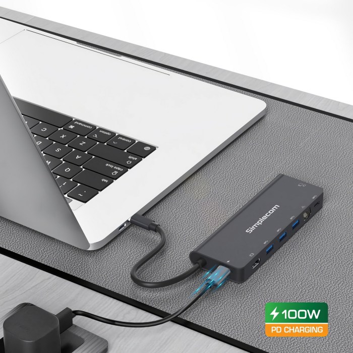simplecom cht590 usb c superspeed 9 in 1 multiport docking station hdmi 2.0 simplecom cht590 usb c superspeed 9 in 1 multiport docking station hdmi 2.0