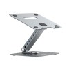 simplecom cht660 adjustable aluminium laptop stand with 6 port usb c docking station dual 4k hdmi display