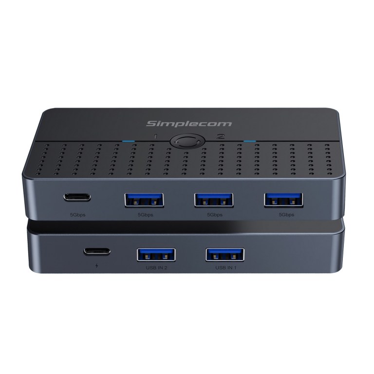 simplecom km320 2 way superspeed usb switch 4 port hub with usb c usb 3.0 5gbps simplecom km320 2 way superspeed usb switch 4 port hub with usb c usb 3.0 5gbps