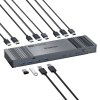 simplecom km490 hdmi and displayport dual monitor kvm switch for 2 computers with 4 port usb 3.0 hub 5gbps 8k@60hz