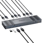 simplecom km490 hdmi and displayport dual monitor kvm switch for 2 computers with 4 port usb 3.0 hub 5gbps 8k@60hz simplecom km490 hdmi and displayport dual monitor kvm switch for 2 computers with 4 port usb 3.0 hub 5gbps 8k@60hz