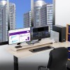 simplecom km490 hdmi and displayport dual monitor kvm switch for 2 computers with 4 port usb 3.0 hub 5gbps 8k@60hz