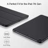 ipad 10.2 2019 7th pencil holder slim smart tpu soft edge case black ipad 10.2 2019 7th pencil holder slim smart tpu soft edge case black