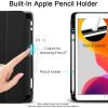 ipad 10.2 2019 7th pencil holder slim smart tpu soft edge case black ipad 10.2 2019 7th pencil holder slim smart tpu soft edge case black