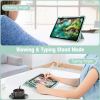 ipad 10th case 10.9 inch 2022 with pencil holder, smart ipad clear case with soft tpu auto wake sleep green