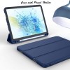 ipad pro 11 inch 2020 soft tpu smart premium case auto sleep wake stand cover pencil holder navy blue ipad pro 11 inch 2020 soft tpu smart premium case auto sleep wake stand cover pencil holder navy blue