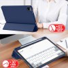 ipad pro 11 inch 2020 soft tpu smart premium case auto sleep wake stand cover pencil holder navy blue ipad pro 11 inch 2020 soft tpu smart premium case auto sleep wake stand cover pencil holder navy blue
