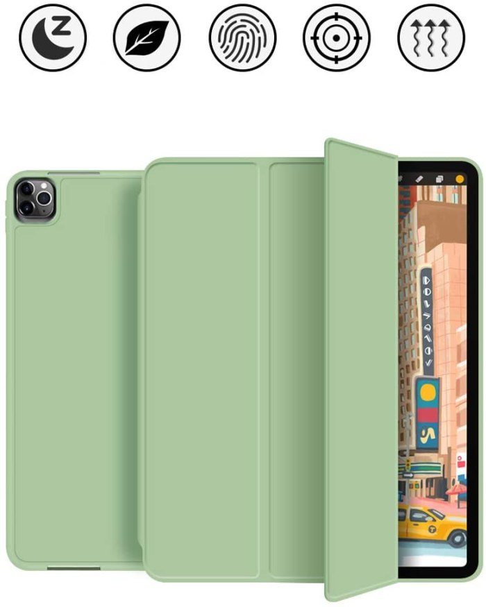 ipad pro 11 inch 2020 soft tpu smart premium case auto sleep wake stand cover pencil holder green ipad pro 11 inch 2020 soft tpu smart premium case auto sleep wake stand cover pencil holder green