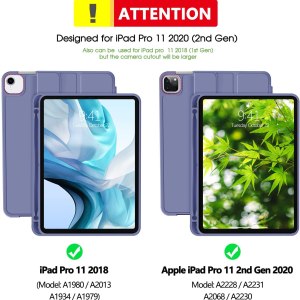 ipad pro 11 inch 2020 soft tpu smart premium case auto sleep wake stand cover pencil holder purple ipad pro 11 inch 2020 soft tpu smart premium case auto sleep wake stand cover pencil holder purple