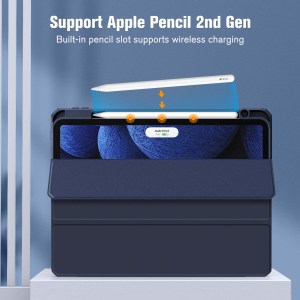 ipad pro 11 inch 2020 2022 soft tpu smart premium case auto sleep wake stand clear cover pencil holder navy blue ipad pro 11 inch 2020 2022 soft tpu smart premium case auto sleep wake stand clear cover pencil holder navy blue