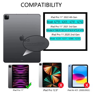ipad pro 11 inch 2020 2022 soft tpu smart premium case auto sleep wake stand clear cover pencil holder grey ipad pro 11 inch 2020 2022 soft tpu smart premium case auto sleep wake stand clear cover pencil holder grey