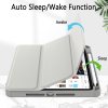 ipad pro 11 inch 2020 2022 soft tpu smart premium case auto sleep wake stand clear cover pencil holder grey