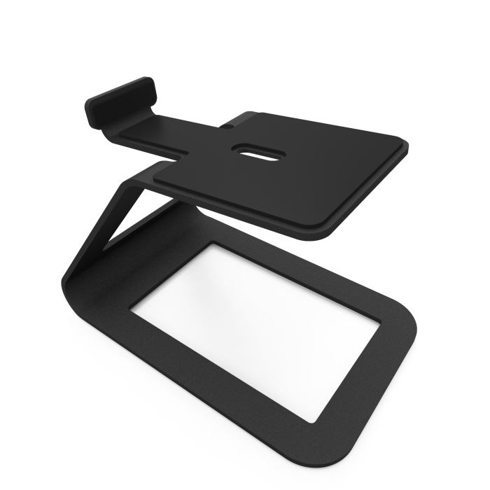 kanto se4 elevated desktop speaker stands for midsize speakers pair, black