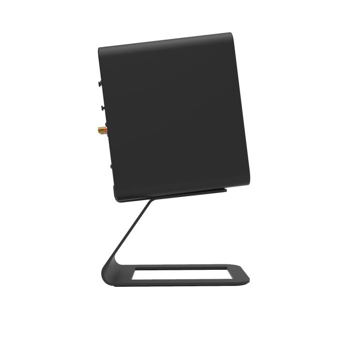 kanto se4 elevated desktop speaker stands for midsize speakers pair, black