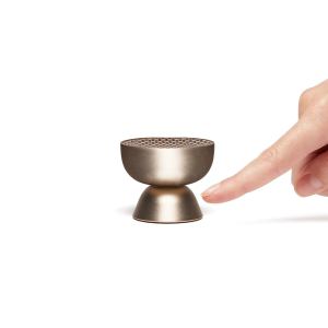 lexon tamo infinitely pairable bluetooth speaker gold