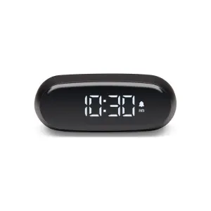 Lexon Minut Mini Alarm Clock - Black Lexon Minut Mini Alarm Clock - Black