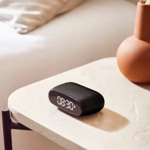 lexon minut mini alarm clock black lexon minut mini alarm clock black