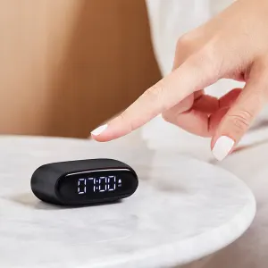 lexon minut mini alarm clock black lexon minut mini alarm clock black