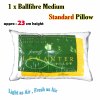 ball fibre firm standard pillow