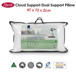 easyrest cloud support dual support pillow 47 x 72 x 2 cm