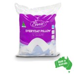 easyrest everyday v boomerang shaped pillow
