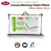 easyrest side sleeper high profile luxury memory foam pillow 65 x 40 + 12cm bonus removable cover easyrest side sleeper high profile luxury memory foam pillow 65 x 40 + 12cm bonus removable cover