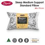 easyrest sleep medium support standard pillow 48 x 73 cm easyrest sleep medium support standard pillow 48 x 73 cm