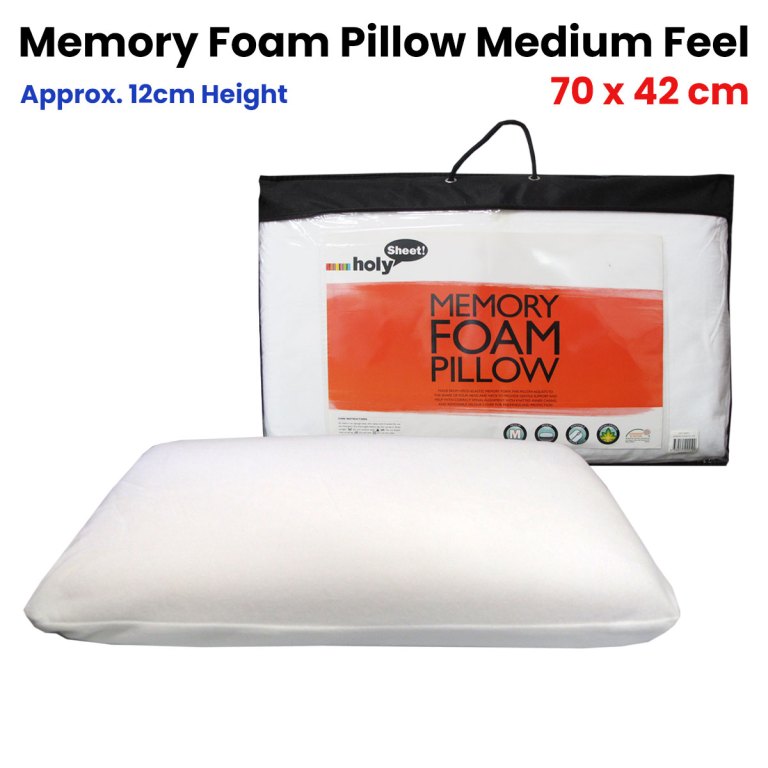 memory foam pillow medium feel