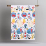happy kids seaside glow in the dark quilt cover set single