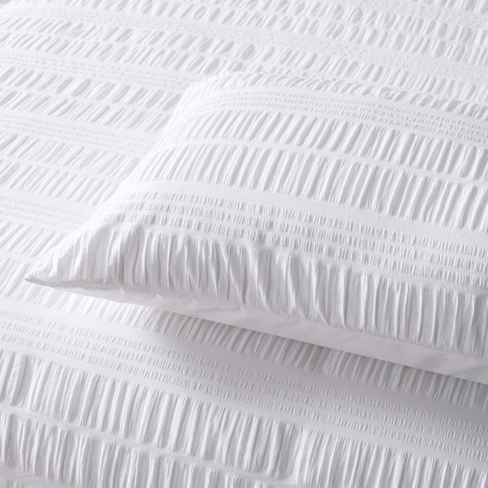 accessorize seersucker white quilt cover set single accessorize seersucker white quilt cover set single