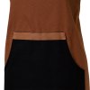 j elliot home selby cotton apron 83 x 68 cm ginger & black