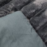 jane barrington arna charcoal 3 pcs channel faux bunny fur comforter set queen jane barrington arna charcoal 3 pcs channel faux bunny fur comforter set queen