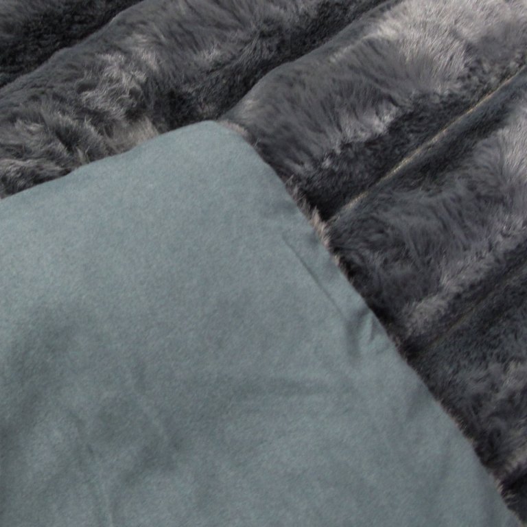 jane barrington arna charcoal 3 pcs channel faux bunny fur comforter set queen jane barrington arna charcoal 3 pcs channel faux bunny fur comforter set queen
