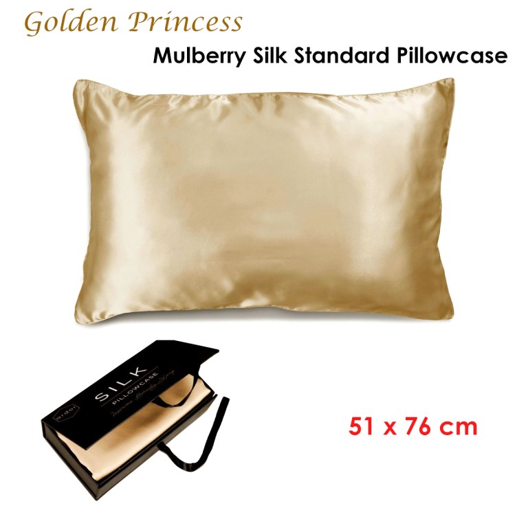 ardor mulberry silk standard pillowcase golden princess ardor mulberry silk standard pillowcase golden princess