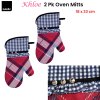 ladelle khloe multi set of 2 oven mitts 18 x 33 cm ladelle khloe multi set of 2 oven mitts 18 x 33 cm