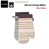 ladelle sanctuary cream set of 2 oven mitts 18 x 33 cm ladelle sanctuary cream set of 2 oven mitts 18 x 33 cm