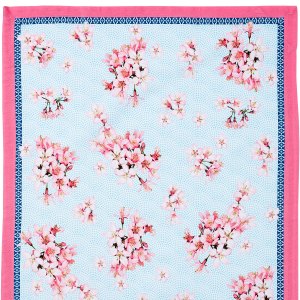 ashdene set of 2 cherry blossom cotton kitchen tea towels 50 x 70 cm