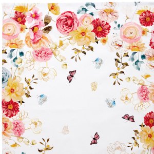 ashdene set of 2 springtime soiree cotton kitchen tea towels 50 x 70 cm