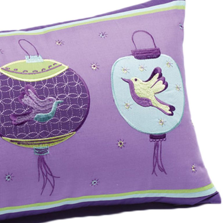 jiggle & giggle butterfly lantern filled oblong cushion 30 cm x 50 cm