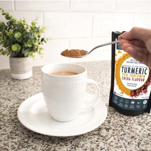 95% organic curcumin extract cocoa flavour turmeric powder with black pepper organic and with black pepper,
