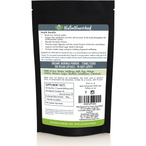 refill bag organic moringa leaf capsules 180 vegan capsules refill bag organic moringa leaf capsules 180 vegan capsules