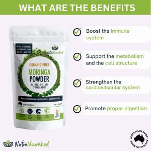 organic pure moringa leaf powder 120g