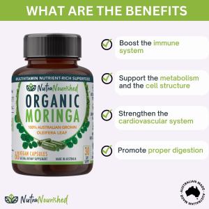value bundle: organic pure moringa leaf capsules australian grown 2 x 60 vegan capsules (2 months supply) value bundle: organic pure moringa leaf capsules australian grown 2 x 60 vegan capsules (2 months supply)
