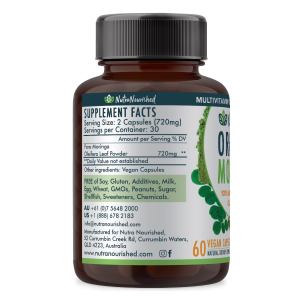 value bundle: organic pure moringa leaf capsules australian grown 2 x 60 vegan capsules (2 months supply) value bundle: organic pure moringa leaf capsules australian grown 2 x 60 vegan capsules (2 months supply)