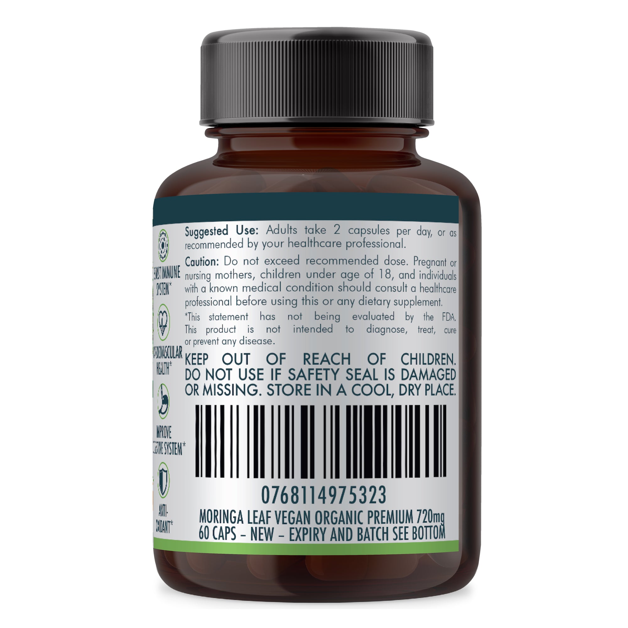 value bundle: organic pure moringa leaf capsules australian grown 2 x 60 vegan capsules (2 months supply) value bundle: organic pure moringa leaf capsules australian grown 2 x 60 vegan capsules (2 months supply)