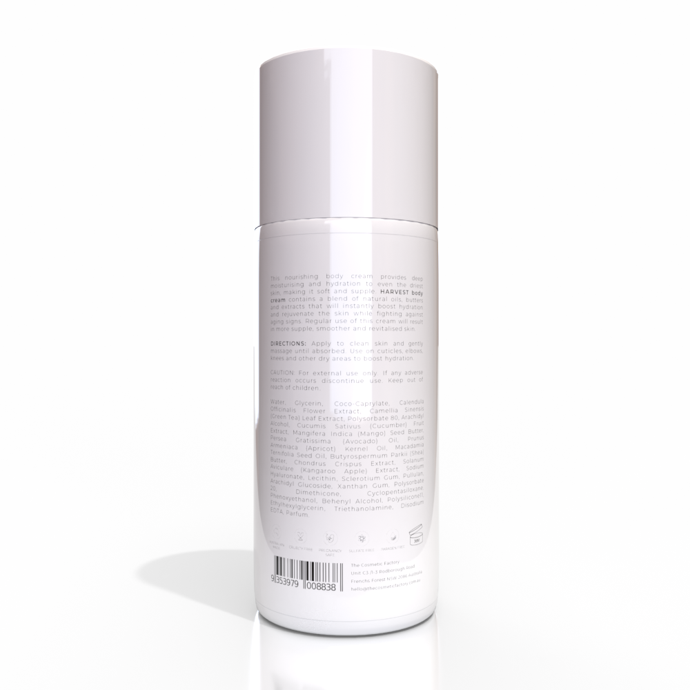 the cosmetic factory harvest body cream | 200ml