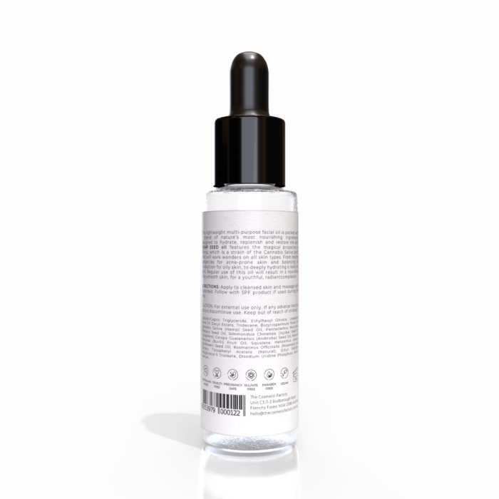 the cosmetic factory hemp seed oil | 30ml the cosmetic factory hemp seed oil | 30ml