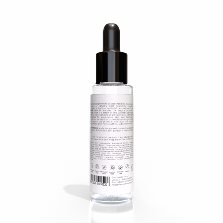 the cosmetic factory hemp seed oil | 30ml the cosmetic factory hemp seed oil | 30ml
